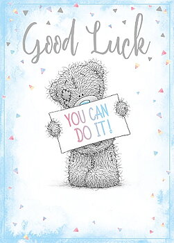 Dubbelvikt kort - Good Luck -  Me to you
