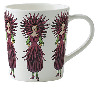 Elsa Beskow Mugg 40 cl - Fru Dahlia