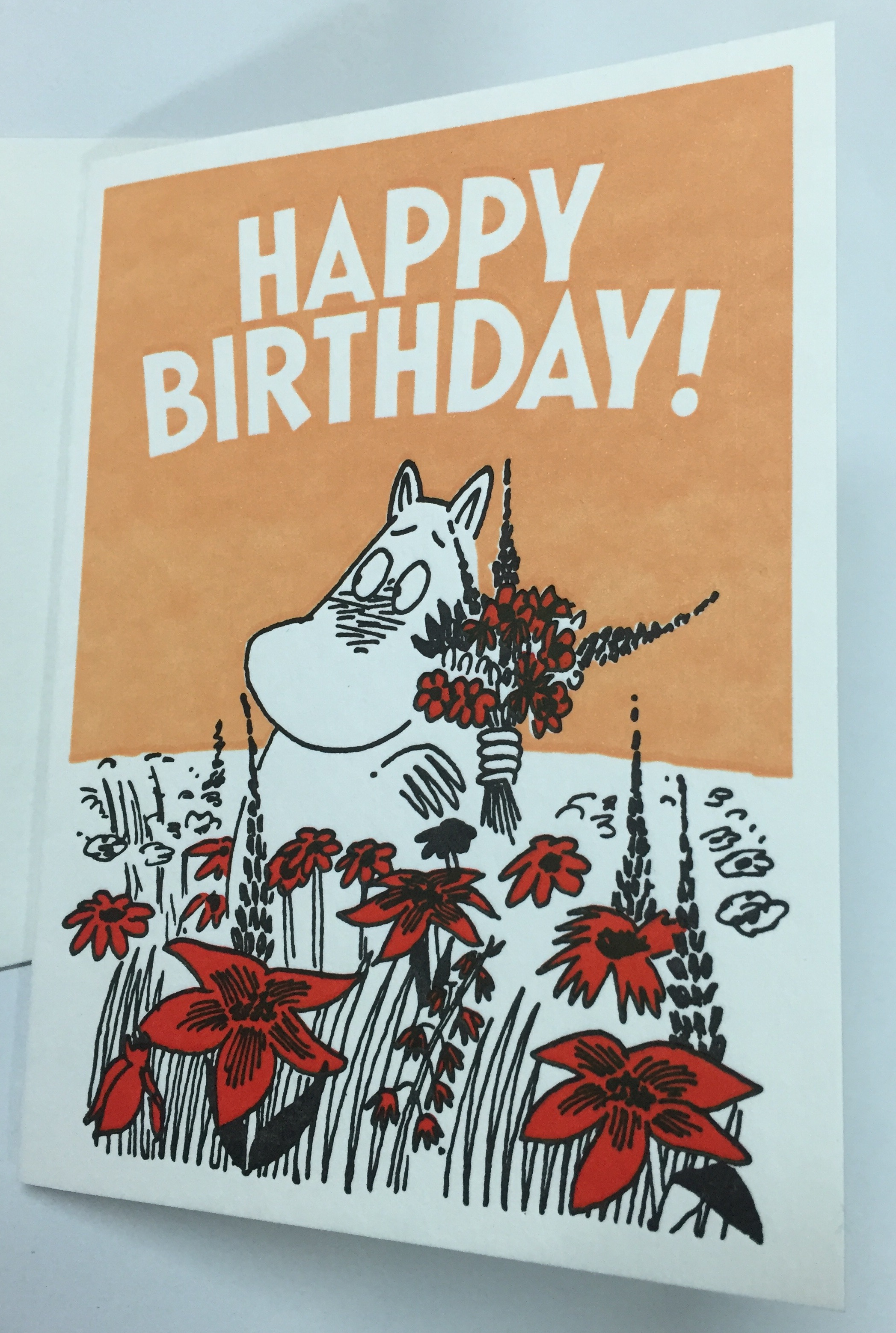 Double Moomin Postcard - Happy Birthday - 2