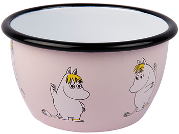 Moomin Enamel Bowl, 6 dl - Retro - Snorkmaiden