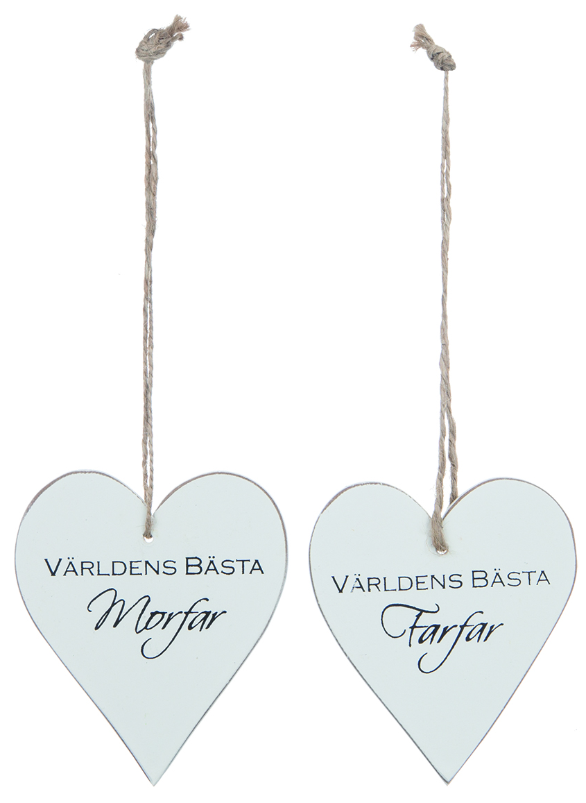 Trähjärta - Världens bästa Morfar/Farfar