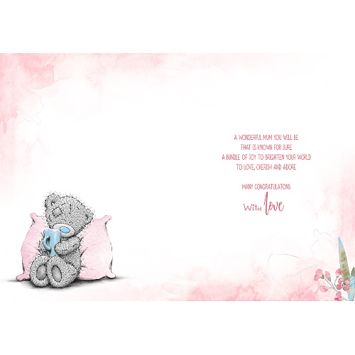 Dubbelvikt kort - Mum to be - Me to you - 2