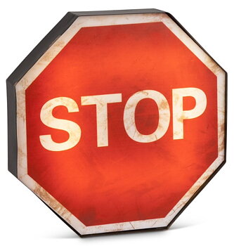 Ledlampa, Stopskylt