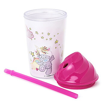 Mugg med lock + sugrör - Enhörning -  Me to you