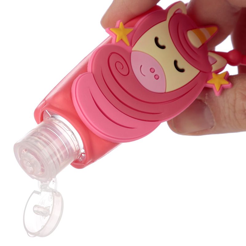 Gel Handsprit med Enhörning Silikonfodral - 2