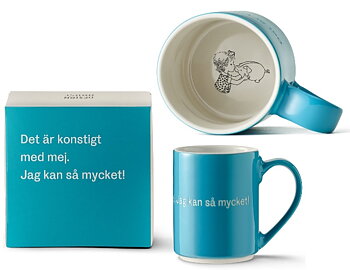 Astrid Lindgren Citat Mugg - “Det är konstigt med mej. Jag kan så mycket!”