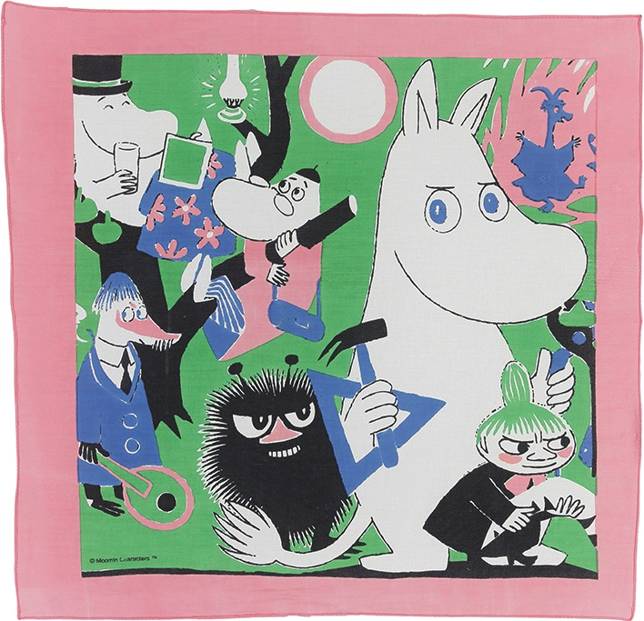 Mumin Bandana - Number Three - Rosa