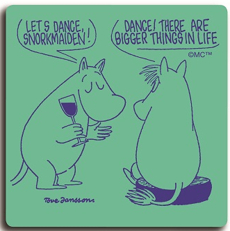 Mumin Glasunderlägg - Let´s Dance