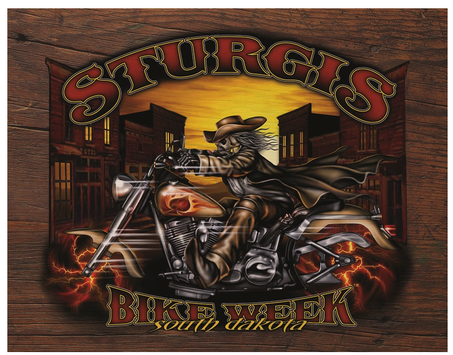 Plåtskylt - Sturgis Wild Bill