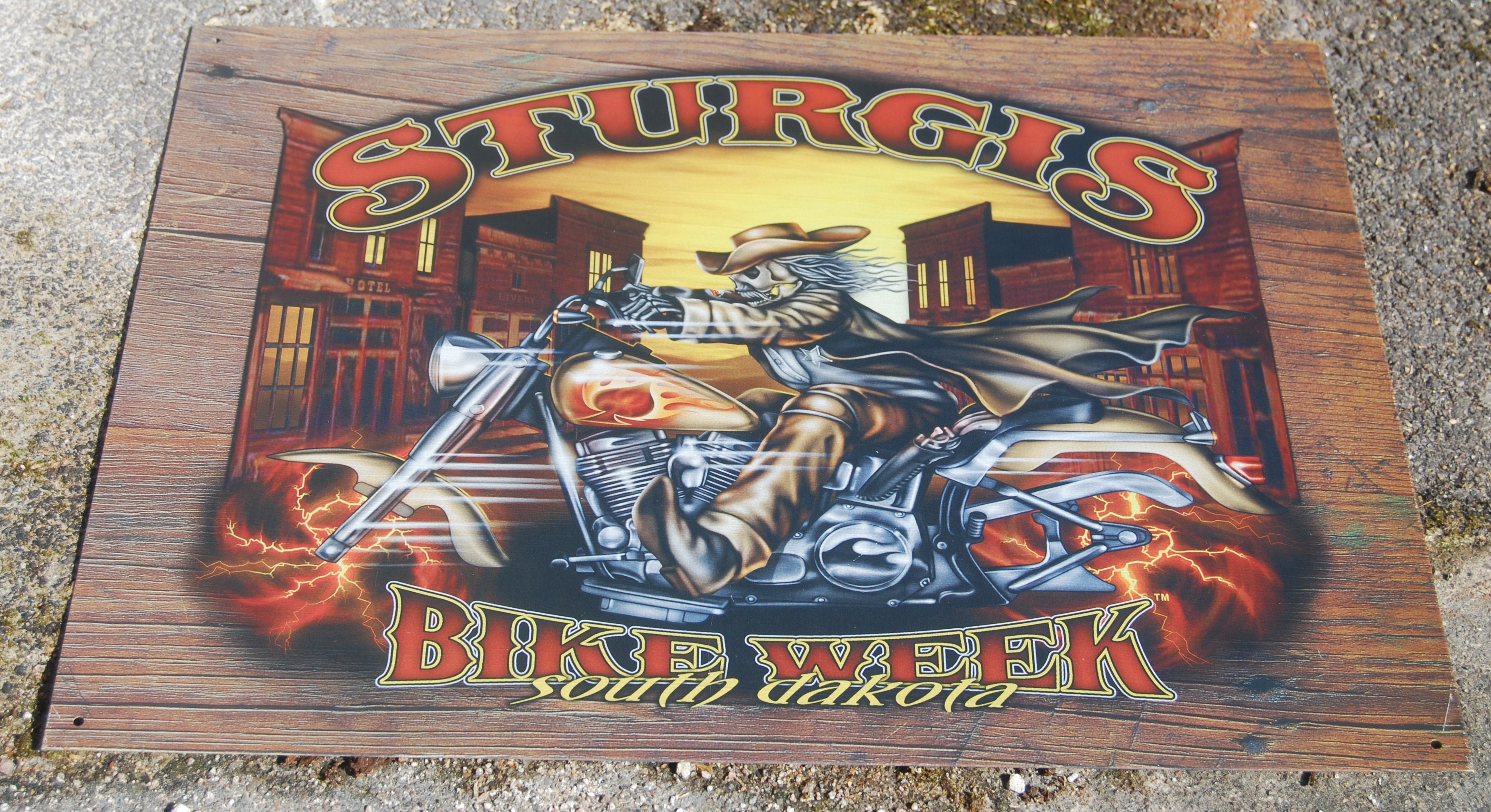 Plåtskylt - Sturgis Wild Bill - 2