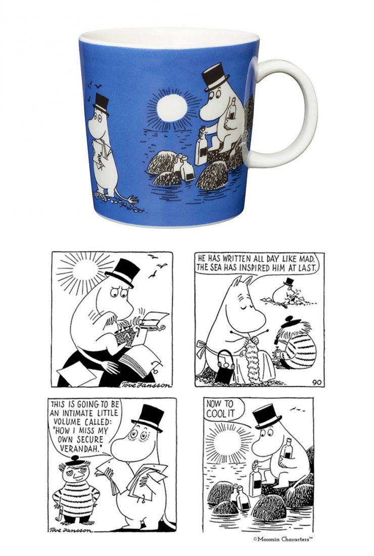 Arabia Moomin Mug - Dark Blue - 2