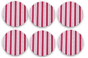 Stig Lindberg Glasunderlägg 6-pack - Abstraction