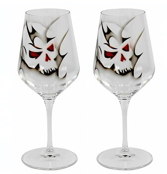 Vinglas Döskalle 35 cl 2-Pack - Nybro Crystal
