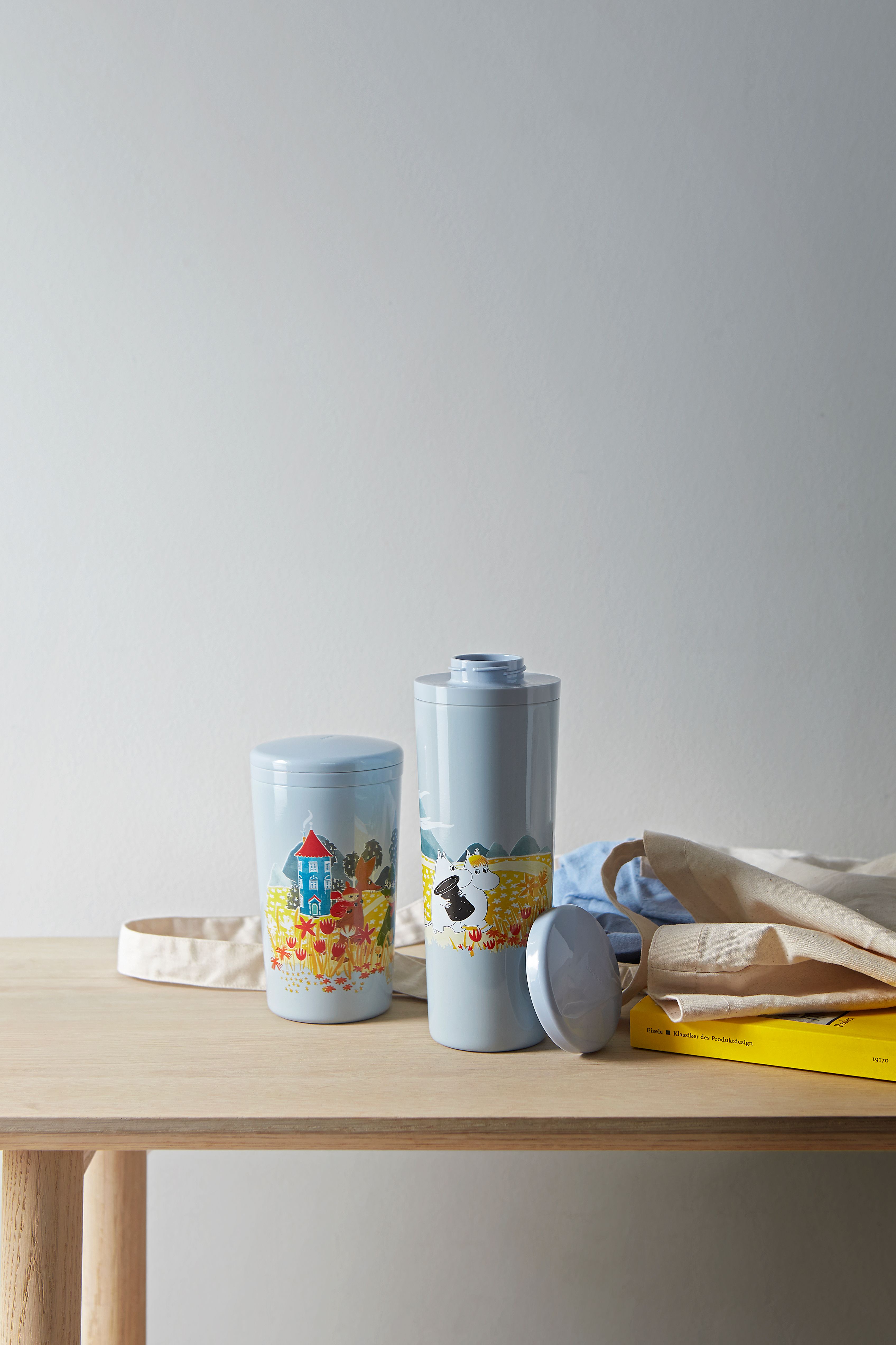 Mumin Carrie Termosflaska 0,4 l - Moomin Sky - 2