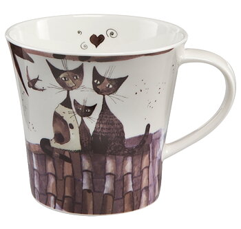 Goebel - Rosina Wachtmeister Katt Mugg - Virgola e sua famiglia (3,5 dl)