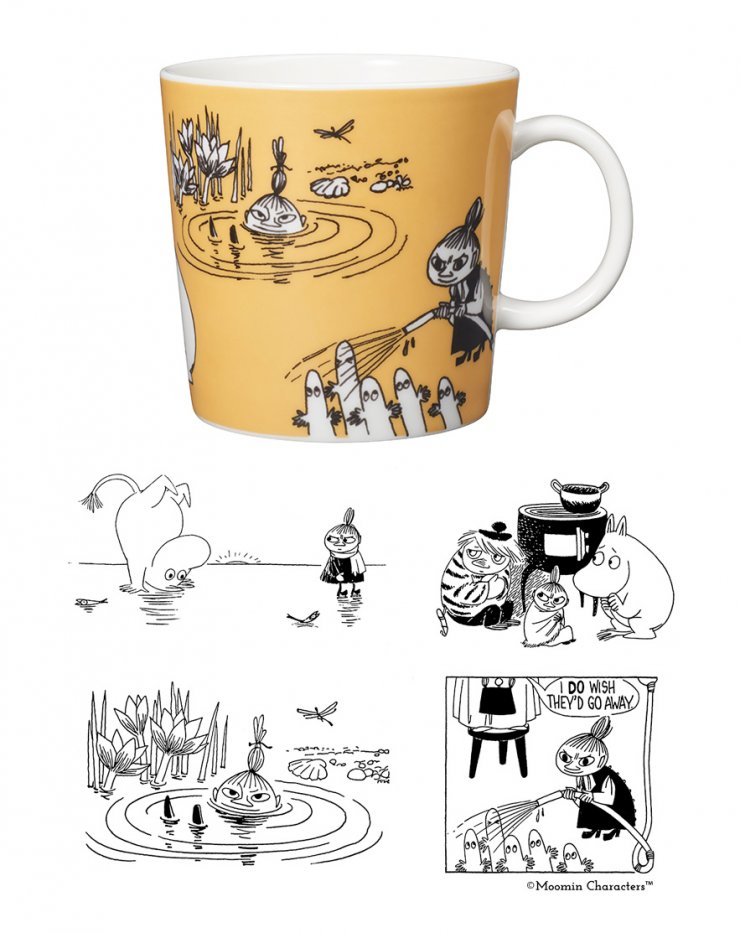 Arabia Moomin Mug - Dark Yellow - 2