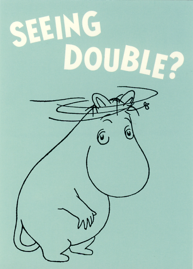 Momin postcard, Seeing Double?