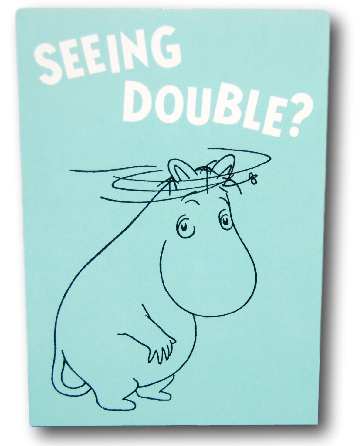 Momin postcard, Seeing Double? - 2