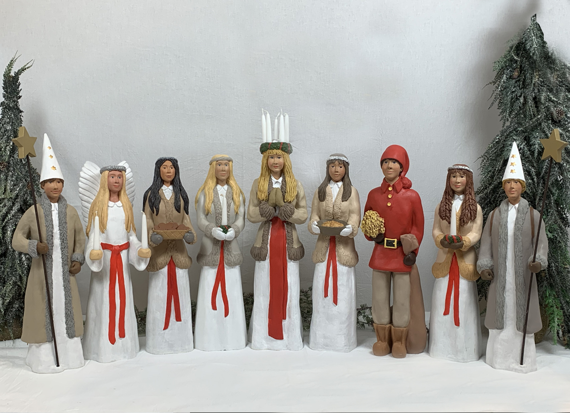 Tomte Niklas 40 cm - Sverigealmanackans stora Luciatåg - 2