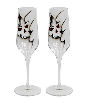 Champagneglas Döskalle 23 cl 2-Pack - Nybro Crystal