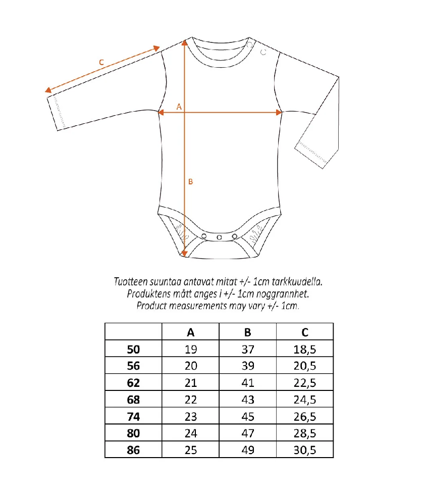 Moomin Baby Body - Rosdalen Yellow - 2