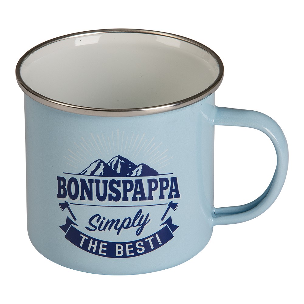 Emaljmugg - Bonuspappa simply the best