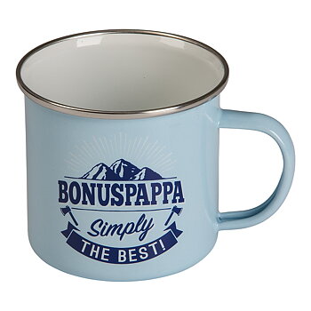 Emaljmugg - Bonuspappa simply the best