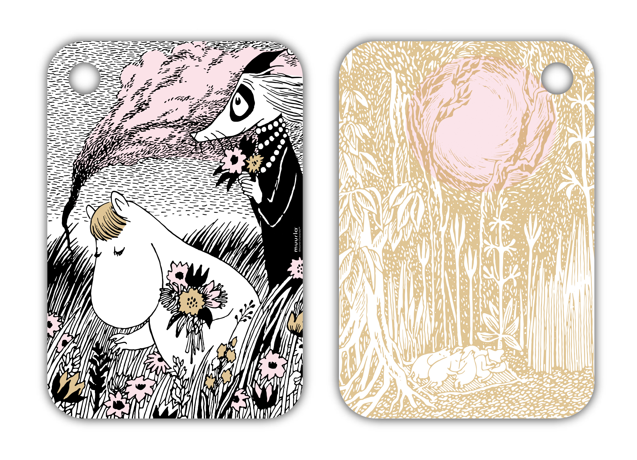 Moomin Cutting/Serving Board - Summer Night