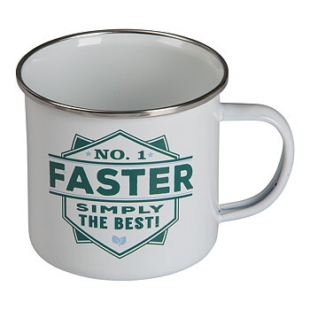 Emaljmugg - No. 1 Faster