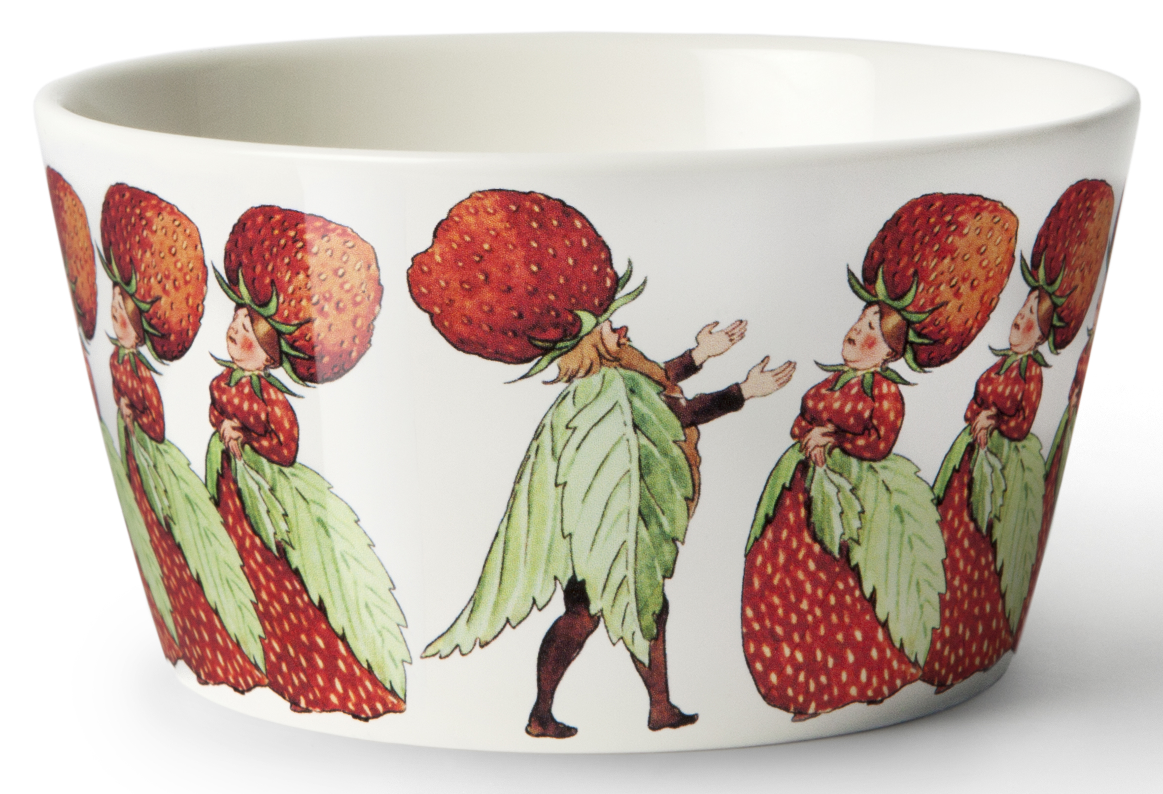 Elsa Beskow Skål 50 cl - Familjen Jordgubbe