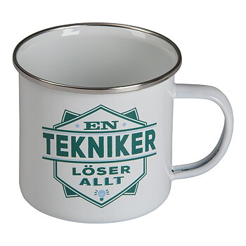 Emaljmugg - En tekniker löser allt