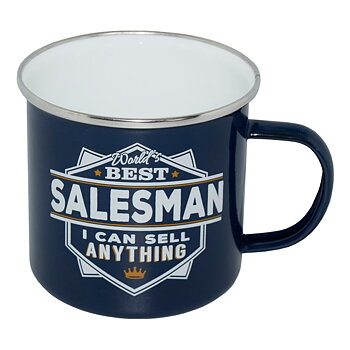 Emaljmugg - Worlds best salesman I can sell everything