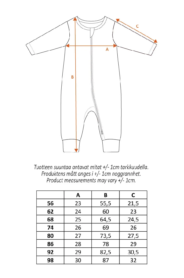 Mumin Bebis Pyjamas - Översvämning - 2