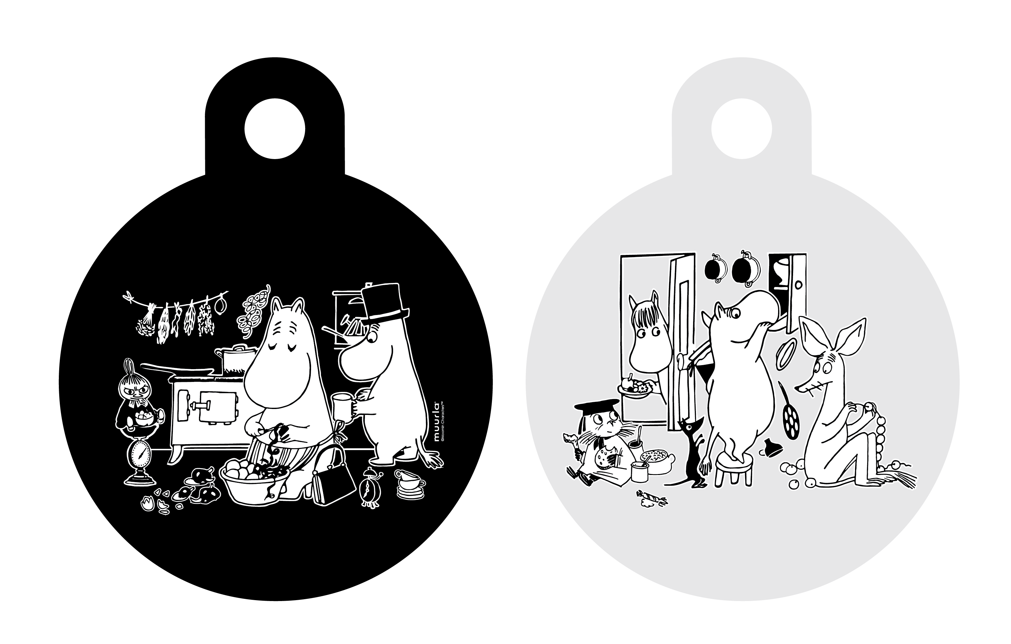 Moomin Cutting/Serving Board -In the kitchen