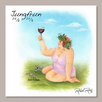 Rakel Rask Vykort - Stjärntecken - Jungfrun