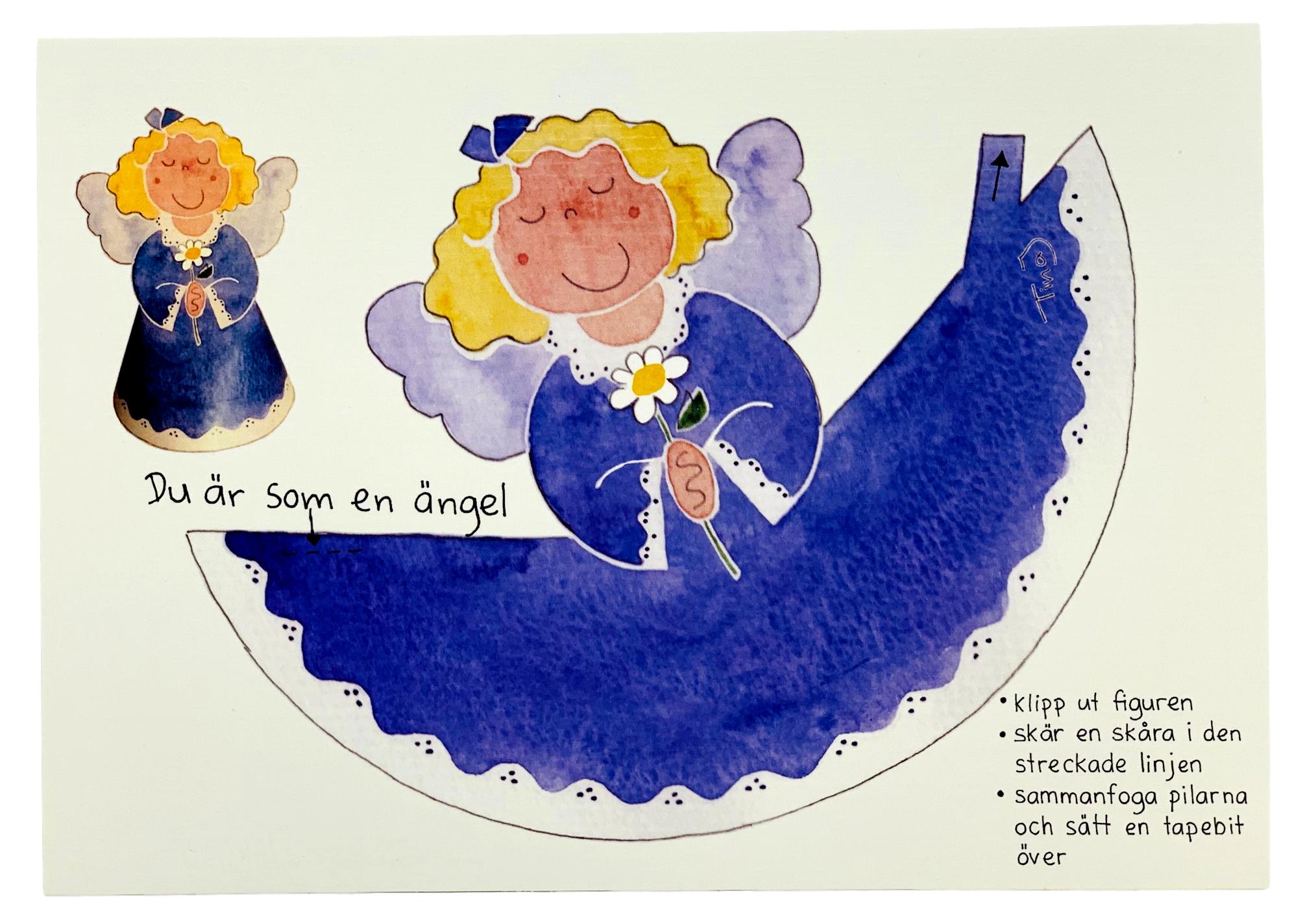 Änglakort - Klippark - Du är som en ängel