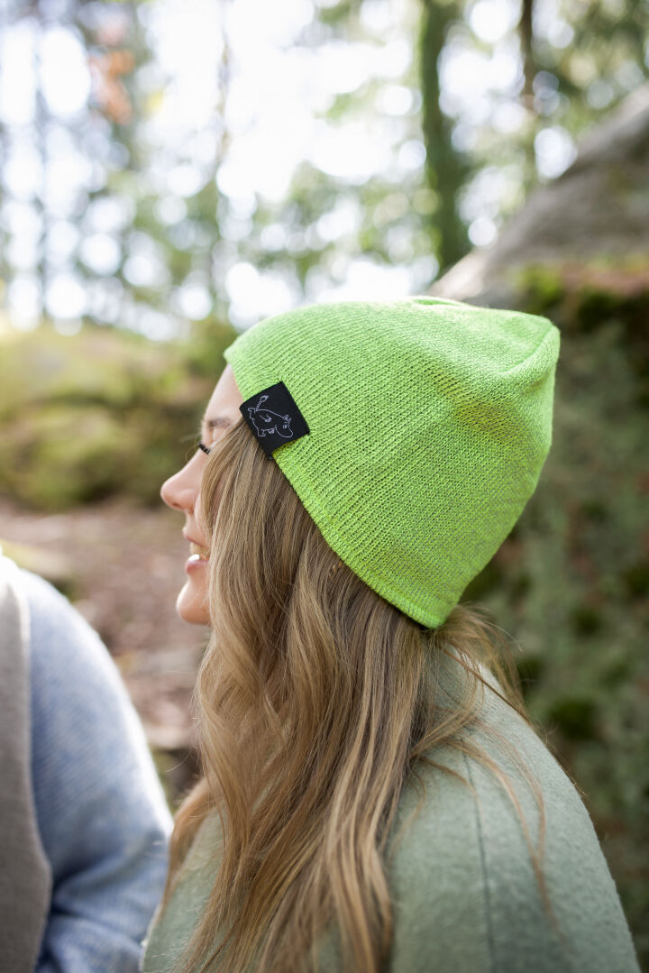 Moomin Reflecting Beanie - Adult size - Moomintroll Lime - 3