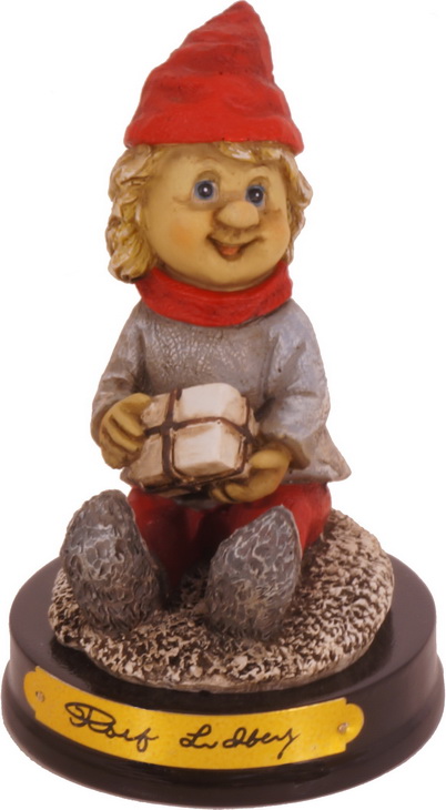 Rolf Lidberg Tomte - Tomteflicka med paket