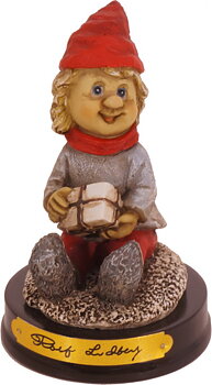 Rolf Lidberg Tomte - Tomteflicka med paket