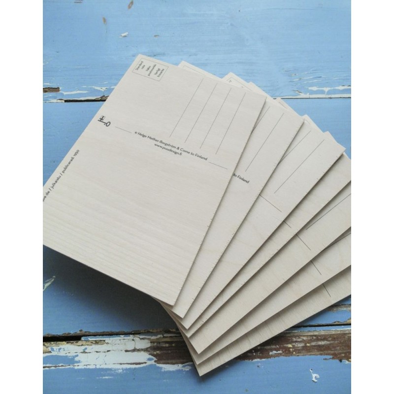 Moomin Wooden Card - Wedding - 2
