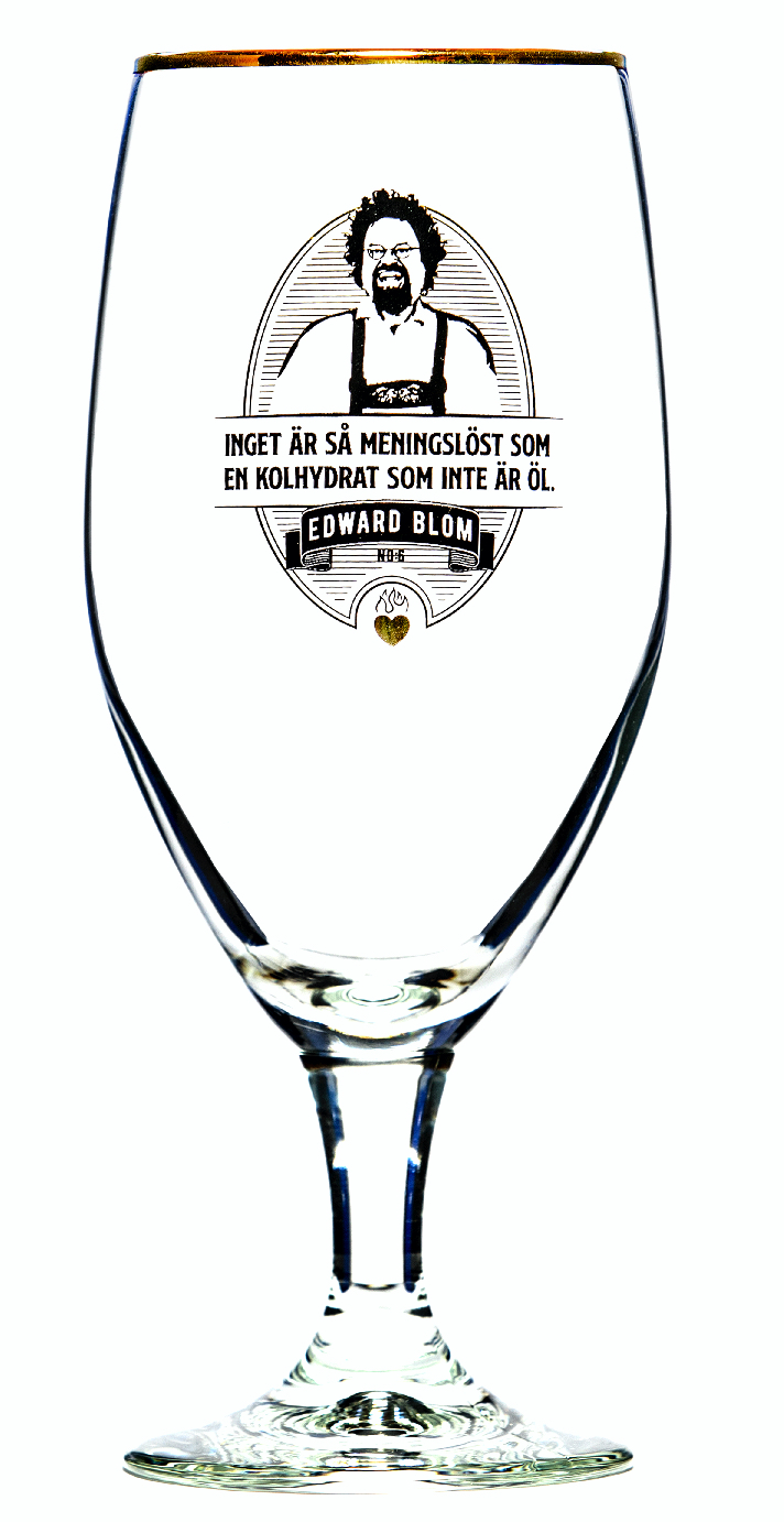 PAKETPRIS! - Edward Blom Collection Ölglas - 6-pack - 7