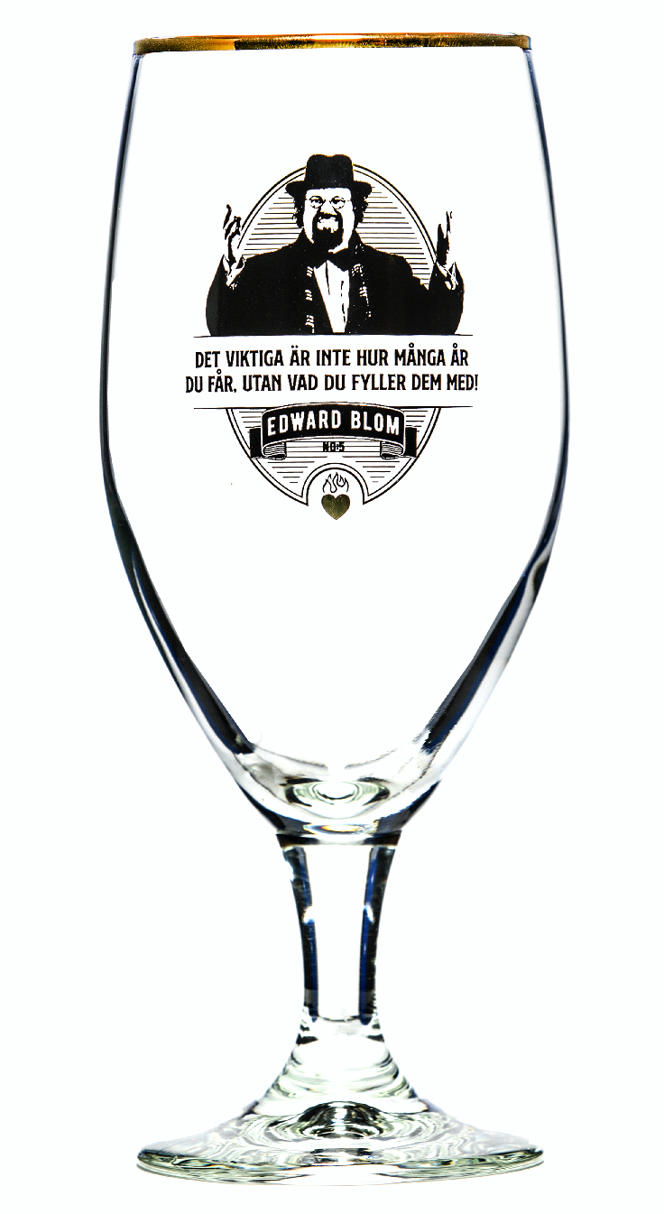 PAKETPRIS! - Edward Blom Collection Ölglas - 6-pack - 6