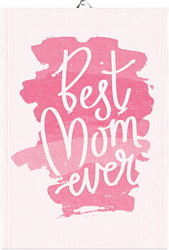 Kökshandduk - BEST MOM (Ekelund Linneväveri)