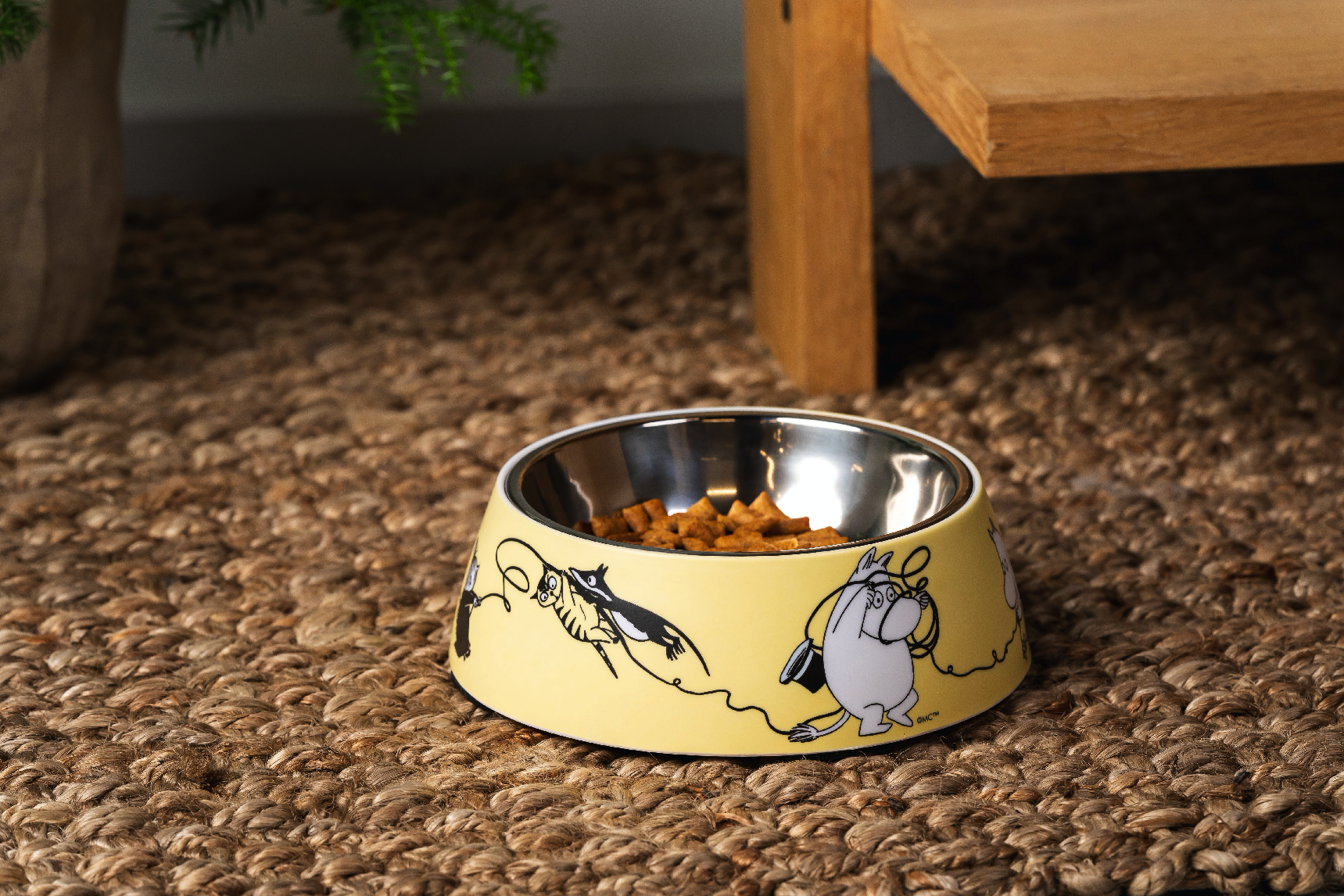 Moomin Pets - Matskål 17,5 cm - Gul - 8