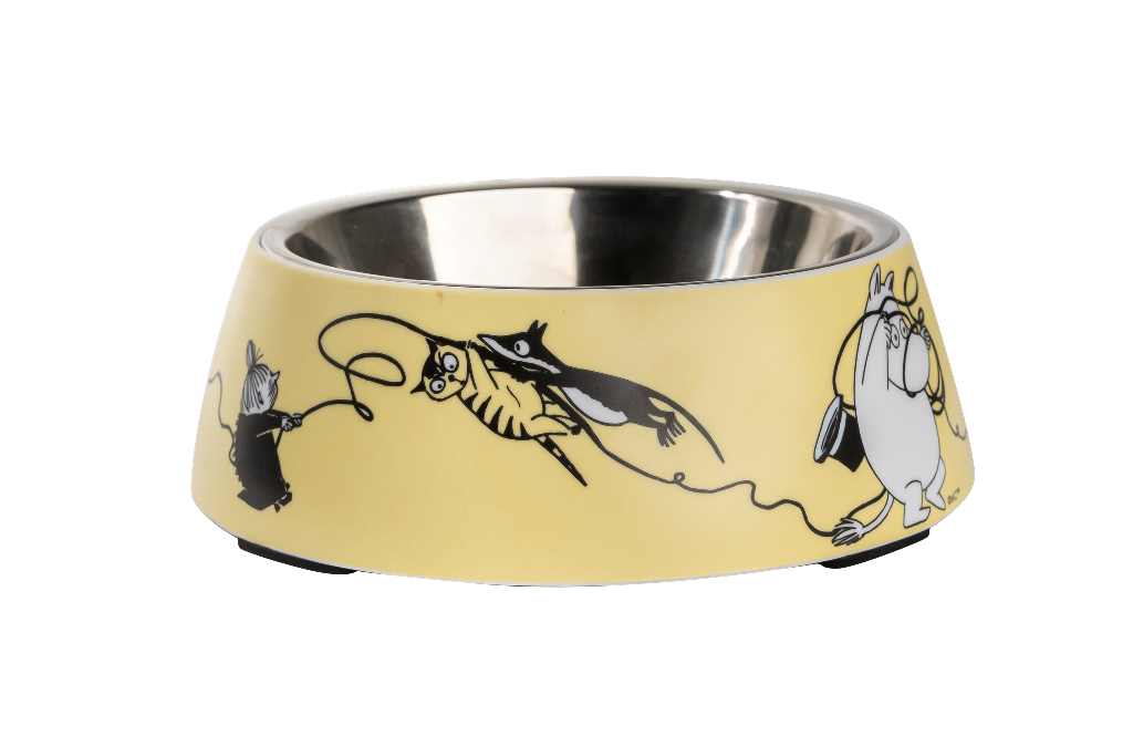 Moomin Pets - Matskål 17,5 cm - Gul - 6