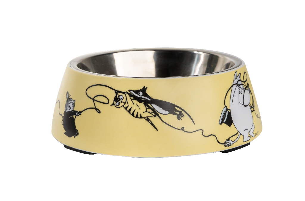 Moomin Pets - Matskål 17,5 cm - Gul - 3