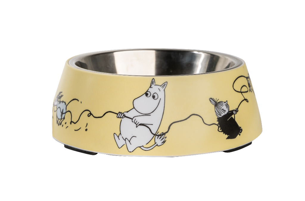 Moomin Pets - Matskål 17,5 cm - Gul
