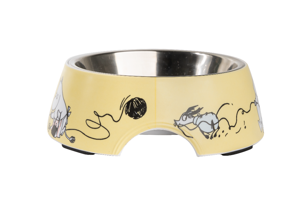 Moomin Pets - Matskål 17,5 cm - Gul - 4