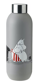 Moomin Keep Cool Bottle 75 cl - Soft Light Grey