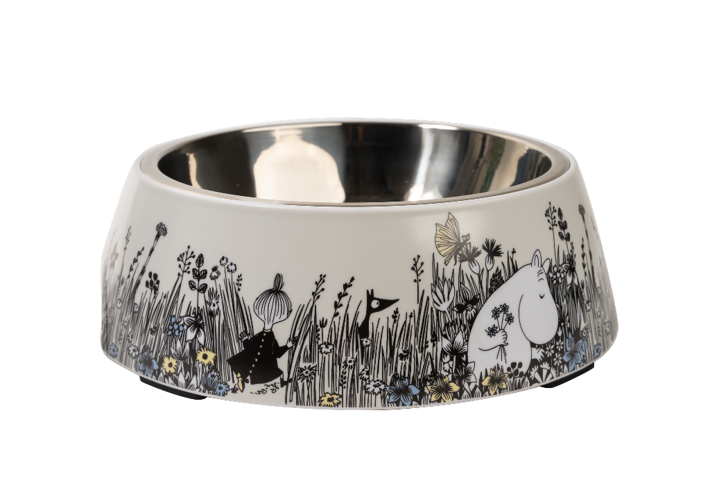 Moomin Pets - Matskål 22 cm - Grå